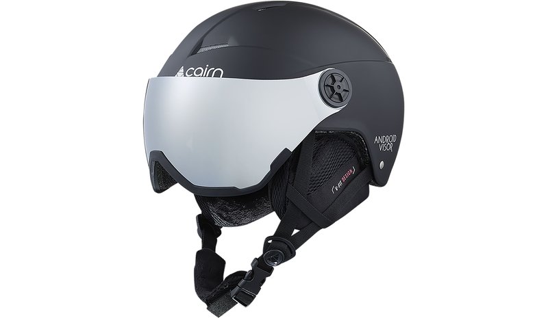 Cairn Android Visor, laskettelukypärä visiirillä, junior, musta – kuva 1/1