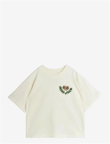 MINI RODINI E.t Emb Ss Tee - OFF-WHITE - 140/146