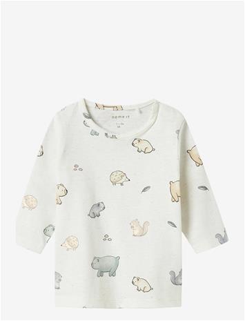NAME IT Nbnluma Ls Top - CLOUD DANCER - 56