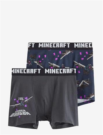 LINDEX Boxer 2P Minecraft - DARK NAVY - 158/164 – kuva 2/2