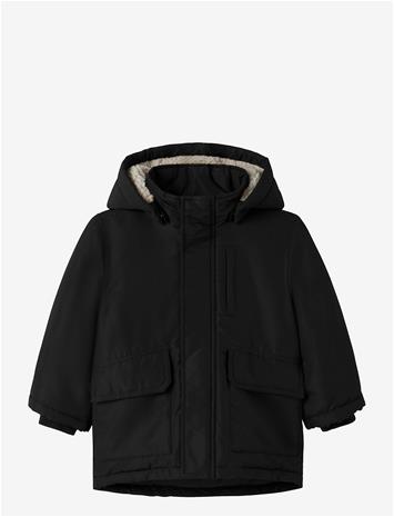 NAME IT Nmmmarlow Parka Jacket Tb - BLACK - 98