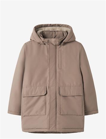 NAME IT Nkmmarlow Parka Jacket Pb1 Fo - WALNUT - 134 – kuva 2/2