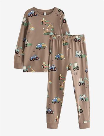 LINDEX Pyjama Set - DARK KHAKI - 92