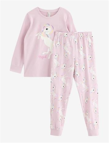 LINDEX Pyjama Set - DUSTY PINK - 122/128