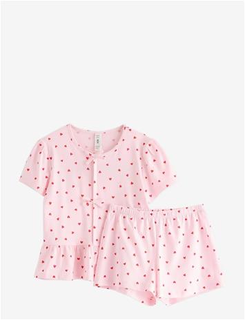 LINDEX Pyjama Set - LIGHT PINK - 122/128