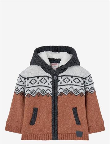 BOBOLI Knitwear Jacket - COPPER - 116