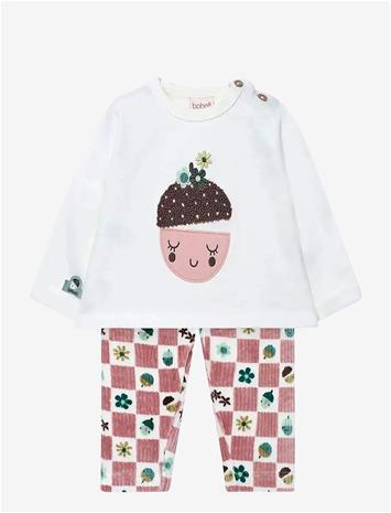 BOBOLI Set Knit -Bci - OFF WHITE - 56