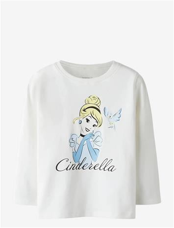 NAME IT Nmfveena Princess Ls Top Wdi - CLOUD DANCER - 92