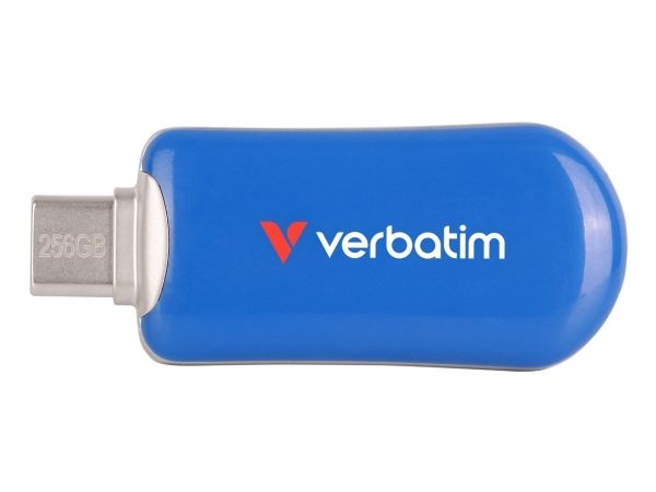 Verbatim Plectra USB-C Flash Drive Blue 256GB – kuva 5/5