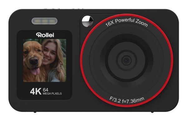 Rollei Compactline Dual Screen 64MP 4K Digital Camera