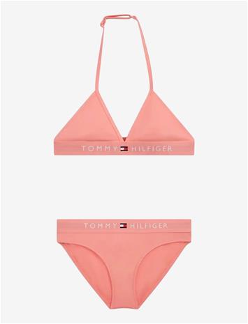 TOMMY HILFIGER Triangle Set - TROPICAL BLUSH - 128-140