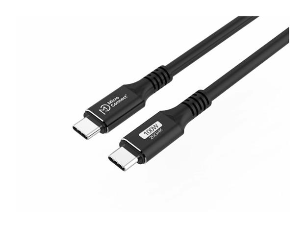 Microconnect USB3.2CC01.5 USB cable USB 3.2 Gen 2x2 1.5 m USB C Black