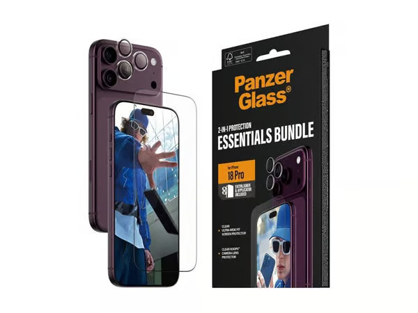 PanzerGlass® 2-in-1 Essentials Bundle iPhone 18 Pro Max PG34154