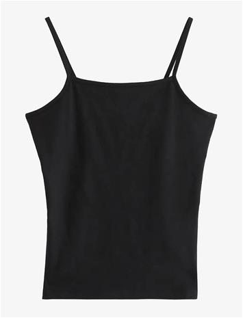 LINDEX Top Strap Tank Top - BLACK - 134/140 – kuva 3/4