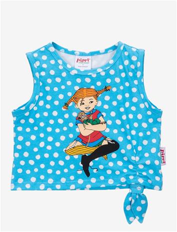PIPPI LONGSTOCKING Prickigt Topp - BLUE - 98