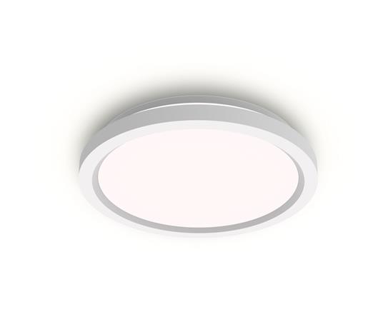 Philips AIO Ceiling Light with Remote (Round White) - 24W Integrated LED Lamp with 3 step dimming 2-pack
