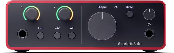 Focusrite Scarlett Solo 4th Gen USB Audio Interface