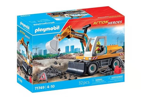 Playmobil - Large Excavator (71749) – kuva 5/6