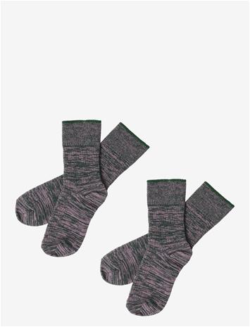 FUB 2-Pack Melange Socks - FOREST/IRIS - 19/21 – kuva 2/2