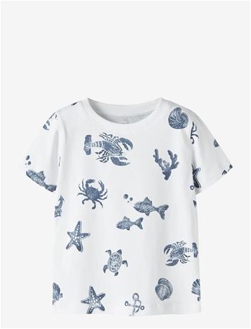 NAME IT Nmmfille Ss Top Box - BRIGHT WHITE - 104