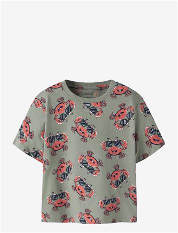NAME IT Nmmvalther Ss Nreg Top - SHADOW - 86