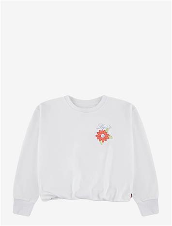LEVI'S Levi's® Bubble Hem Long Sleeve Top - BRIGHT WHITE - 110