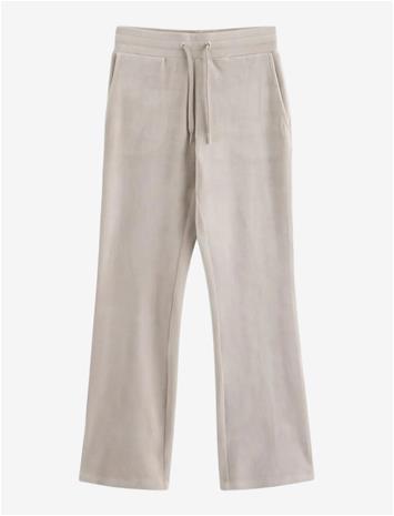 LINDEX Velour Trousers - LIGHT GREY - 146
