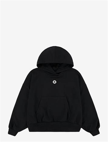 CONVERSE Po-Pull-Over Hoody - BLACK - 155/159