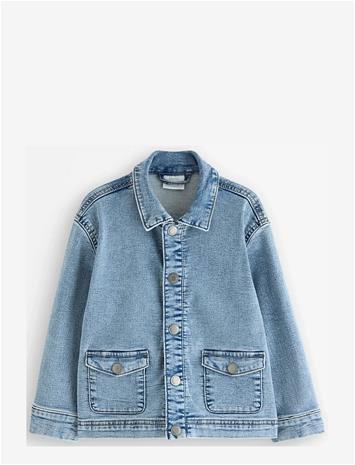 LINDEX Jacket Denim Workwear - LIGHT DENIM - 110