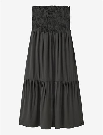 LMTD Nlfsandy Solid Maxi Skirt - PIRATE BLACK - 134