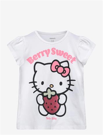 NAME IT Nmfasda Hellok Ss Top Sky - BRIGHT WHITE - 116