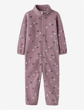NAME IT Nmnspektra Fleece Suit Aop Fo - TOADSTOOL - 86