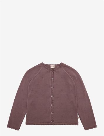 HUST & CLAIRE Hccilja Pointelle - PLUM - 128