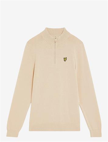 LYLE & SCOTT 1/4 Zip Jumper - PUTTY - 164-170