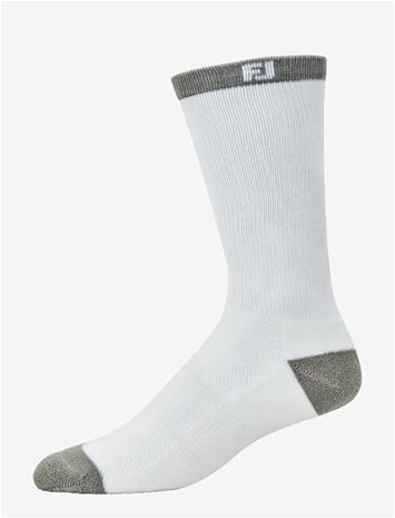 FootJoy Junior Prodry Crew - White - 35-38