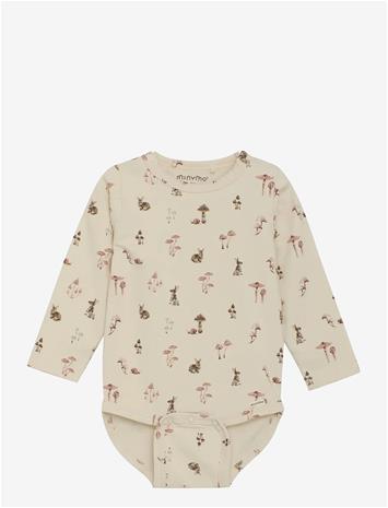 MINYMO Body Ls Aop - SANDSHELL - 68