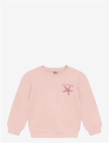 DAILY 7 Sweater Backprint - SILVER PINK - 128