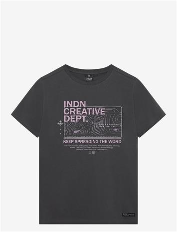 INDIAN BLUE JEANS T-Shirt Creative - WASHED GREY - 128