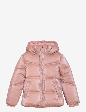 MINYMO Quilted Shiny Jacket - MISTY ROSE - 116