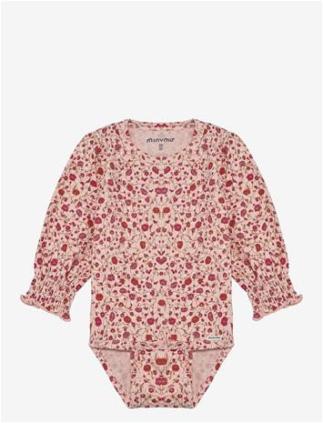 MINYMO Body Ls Aop - PEACH WHIP - 80