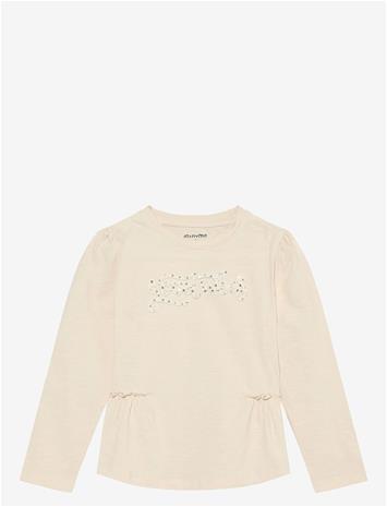 MINYMO T-Shirt Ls - WHITE SWAN - 128