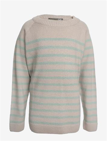 HANEVILD Bertil Blouse - OATMEAL/SAGE - 110