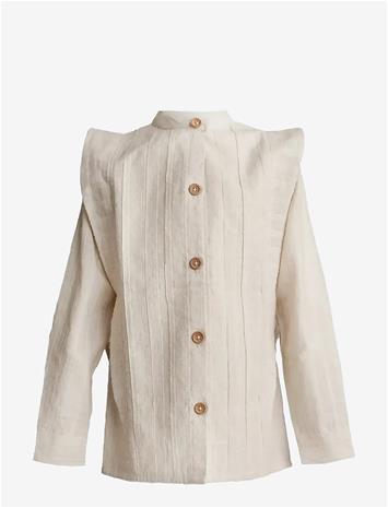 HANEVILD Lace Shirt - CREAM - 98 – kuva 2/2