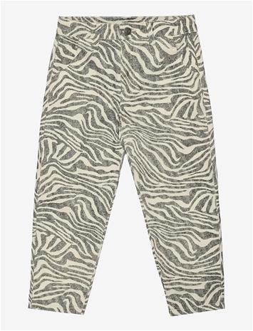 MINYMO Pants Twill Aop - WHITE SWAN - 110 – kuva 2/2