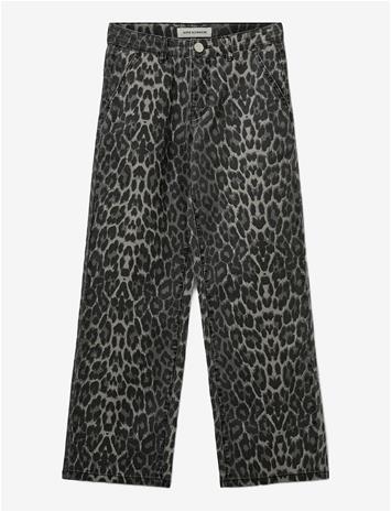 SOFIE SCHNOOR YOUNG Siennasy Trousers - GREY LEOPARD - 152 – kuva 2/2