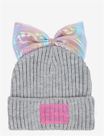 BILLIEBLUSH Pull On Hat - CHINE GREY - SIZE THREE