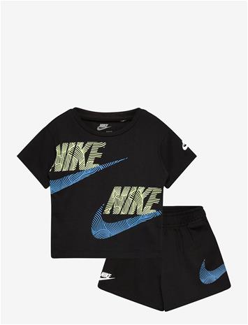 NIKE Nike Knit Short Set - BLACK - 74/80
