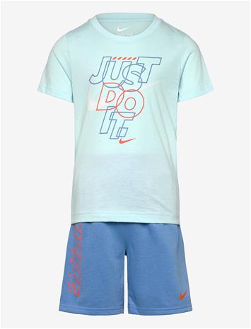NIKE Nike Knit Short Set - BLUE BEYOND - 98/104