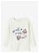 NAME IT Nmfnichola Ls Top Box - CLOUD DANCER - 98 – kuva 2