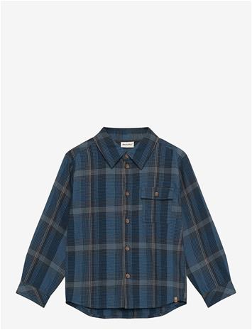 MINYMO Shirt Ls Check - BLUEFIN - 140